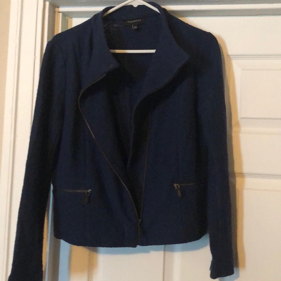 Modern Talbots boiled wool zip jacket 6 - Picture 5 of 8